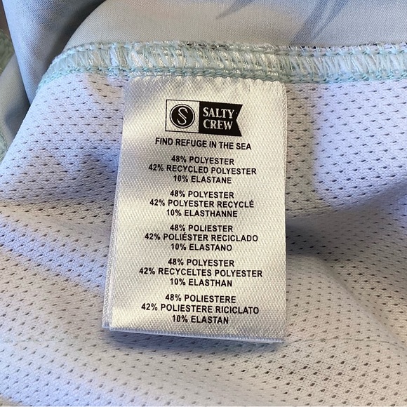 NWT Salty Crew Tandem 18” Boardshorts - Palm Leaf Print - L - Picture 8 of 8